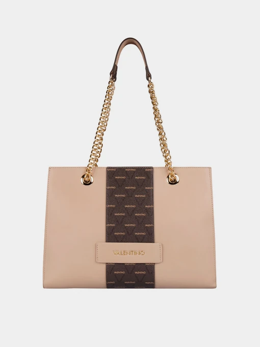 Сумки Valentino Liquorice Tote модель VBS5YG01 BEIGE/MULTICOLOR Фото