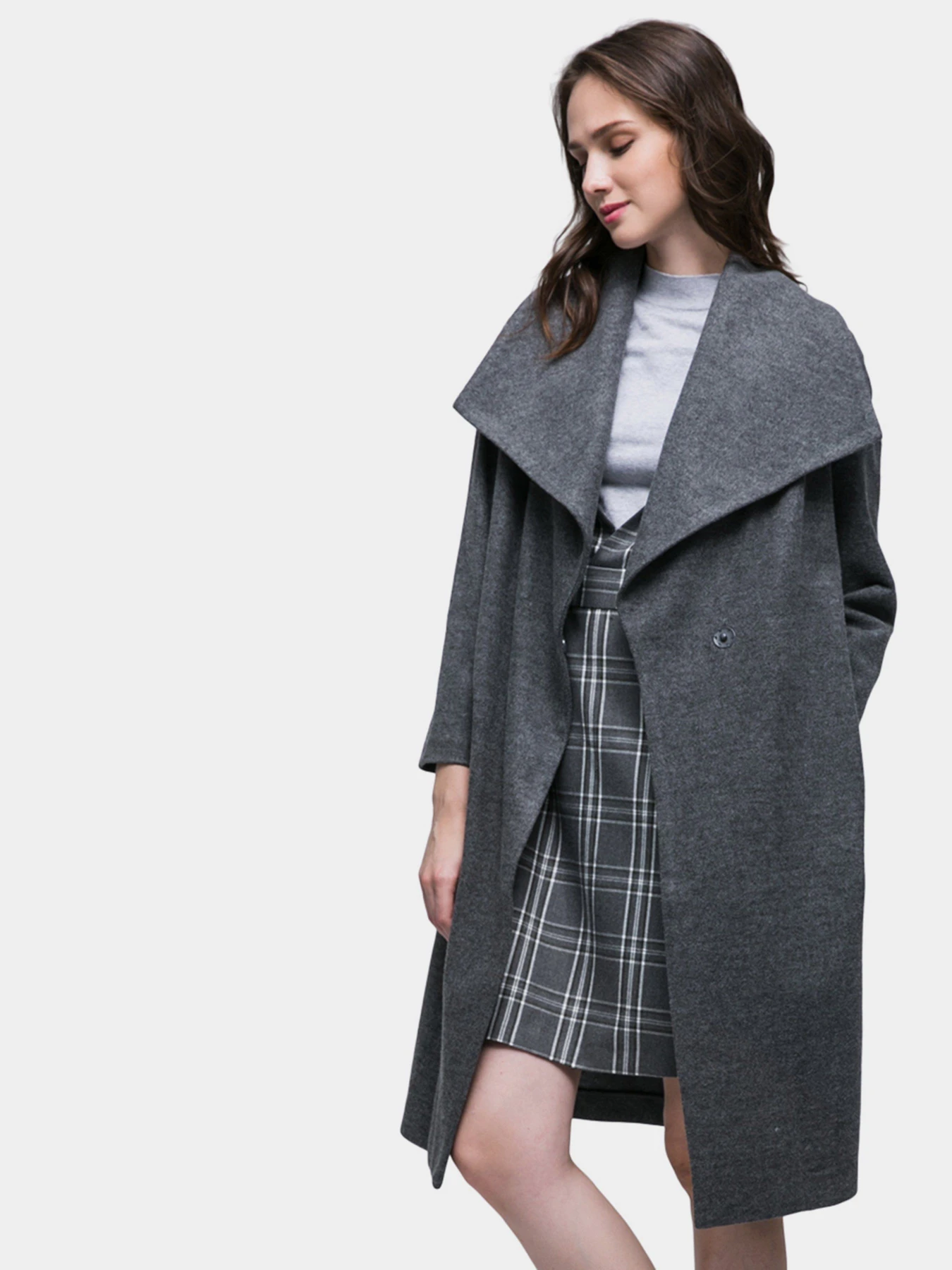 Пальта та плащі Vero Moda модель 317133501E90_сірий Пальта та плащі Vero Moda модель 317133501E90_сірий Фото