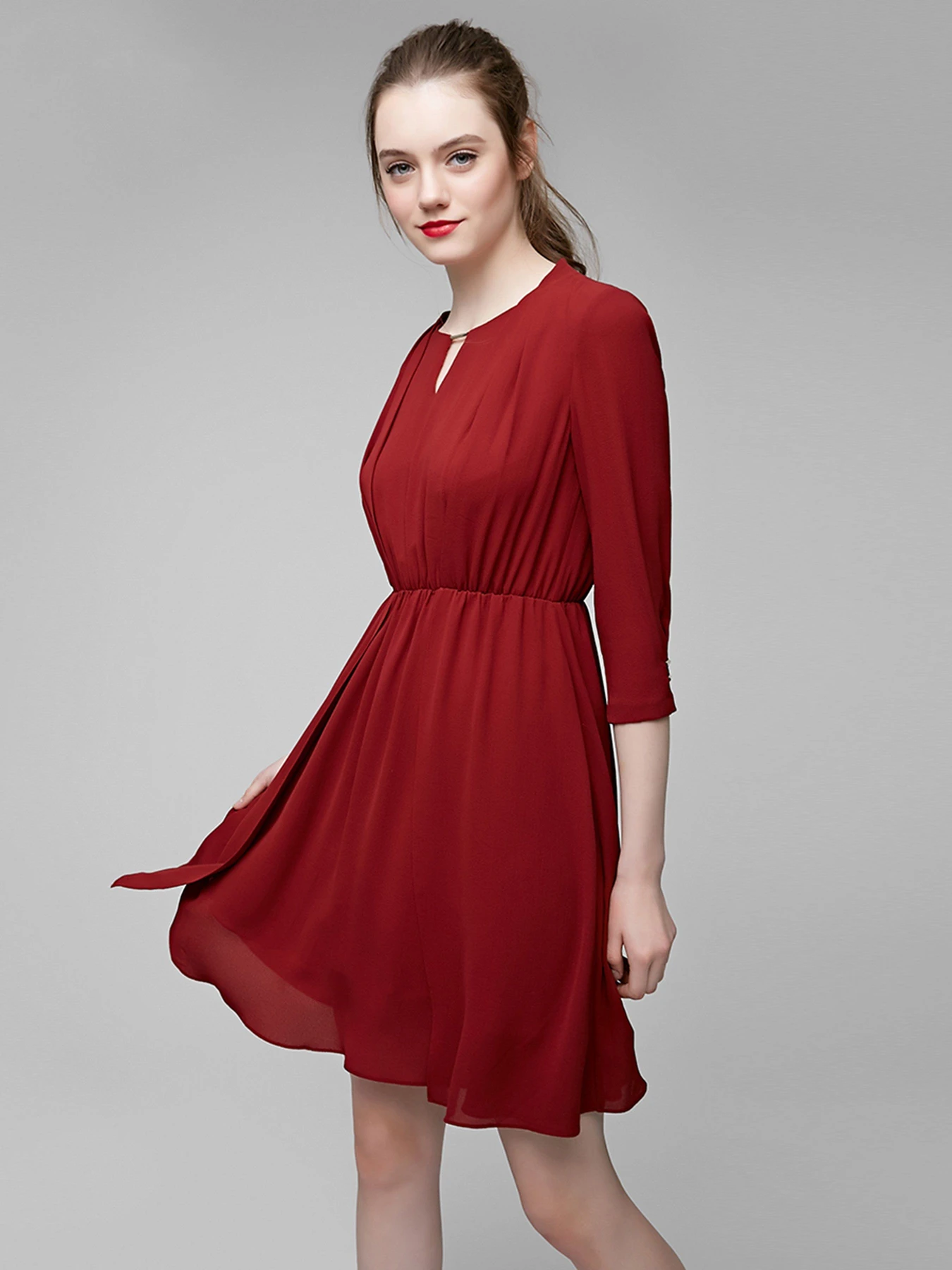 Платья Vero Moda модель 31717C503F15_бордовий Фото