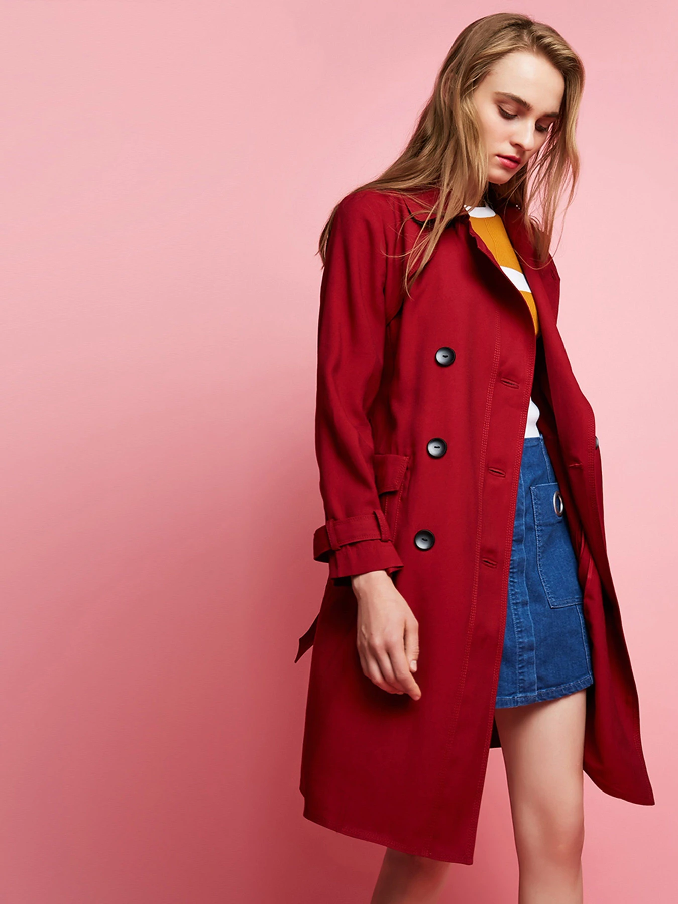 Пальта та плащі Vero Moda модель 317321521F16_т.червоний Фото
