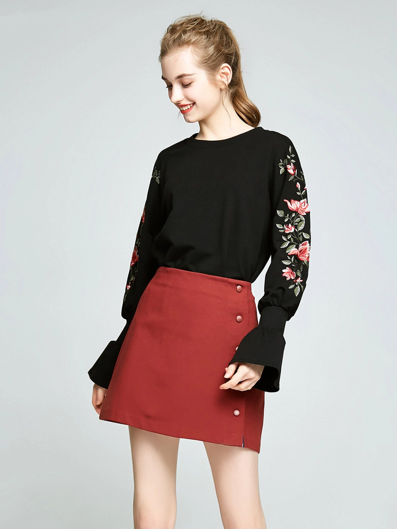 Спідниці Vero Moda модель 31741G507E13_коричневий Фото