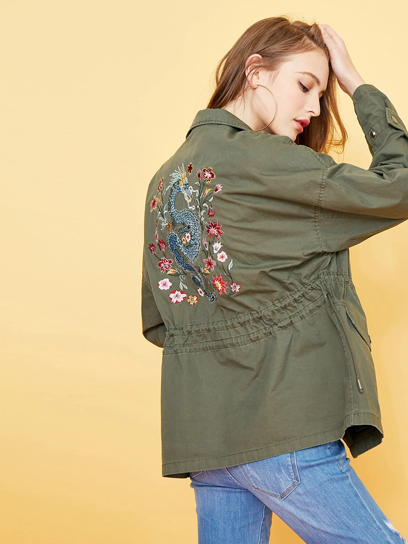 Куртки та дублянки Vero Moda модель 318117517E05_хакі комб. Фото