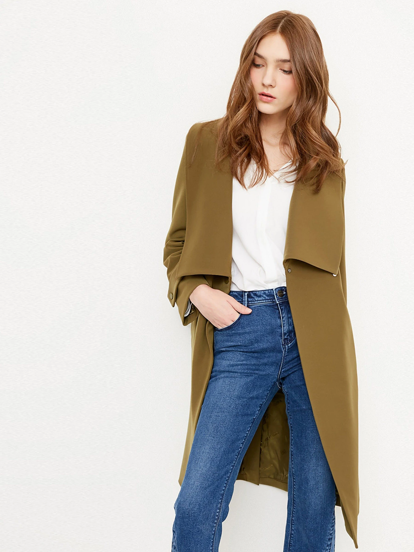 Пальта та плащі Vero Moda модель 318121525E05_т.оливковий Пальта та плащі Vero Moda модель 318121525E05_т.оливковий Фото