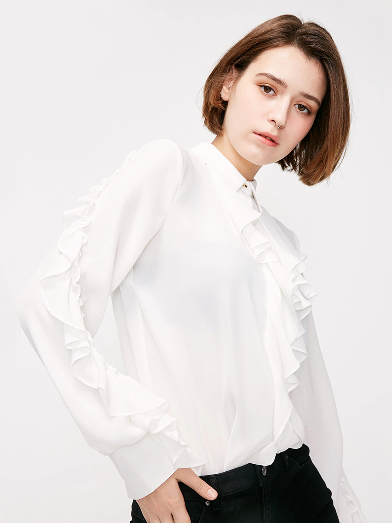 Сорочки Vero Moda модель 319105506S85_білий Фото