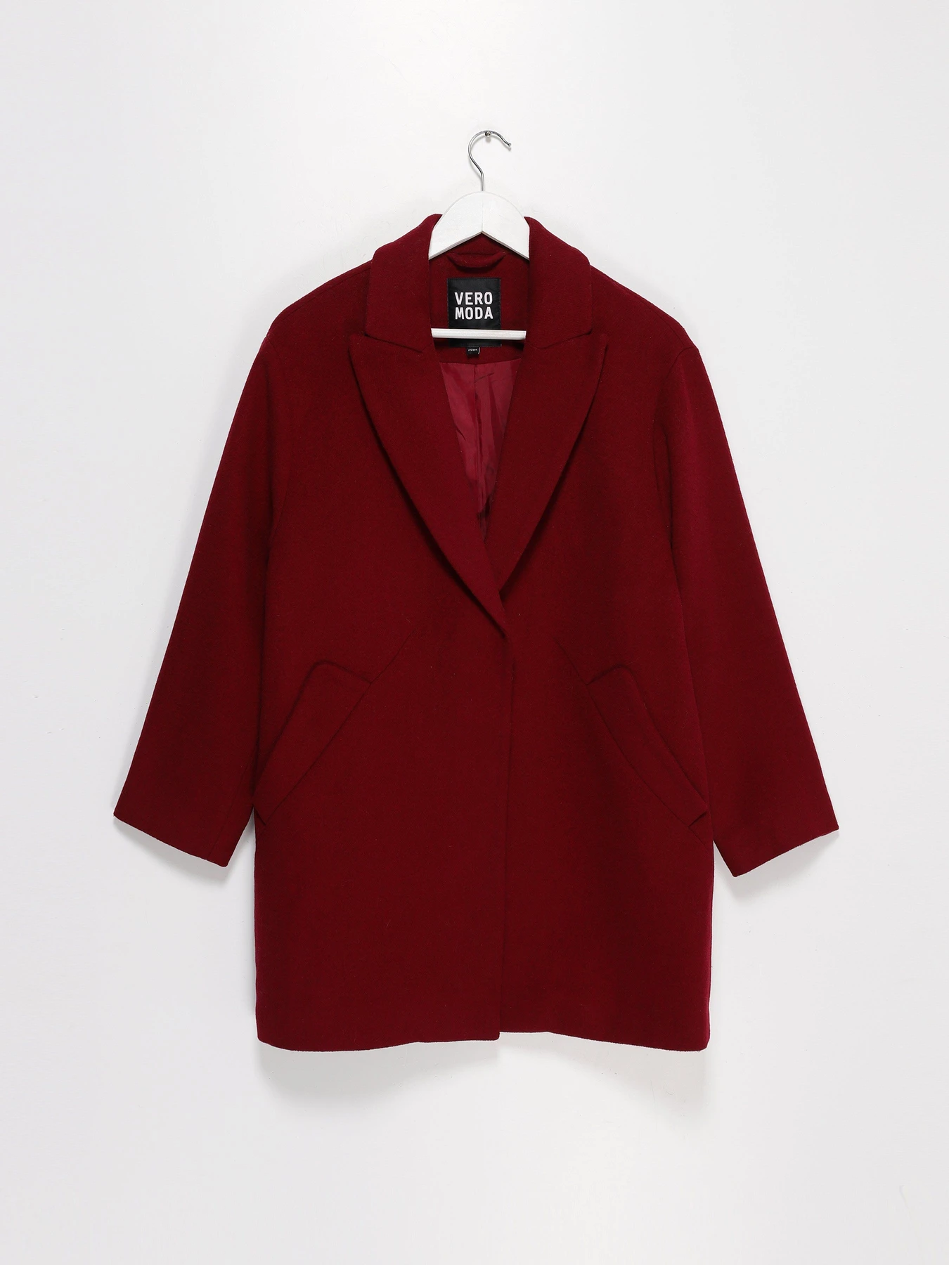 Пальта та плащі Vero Moda модель 315327010073_бордовий Пальта та плащі Vero Moda модель 315327010073_бордовий Фото