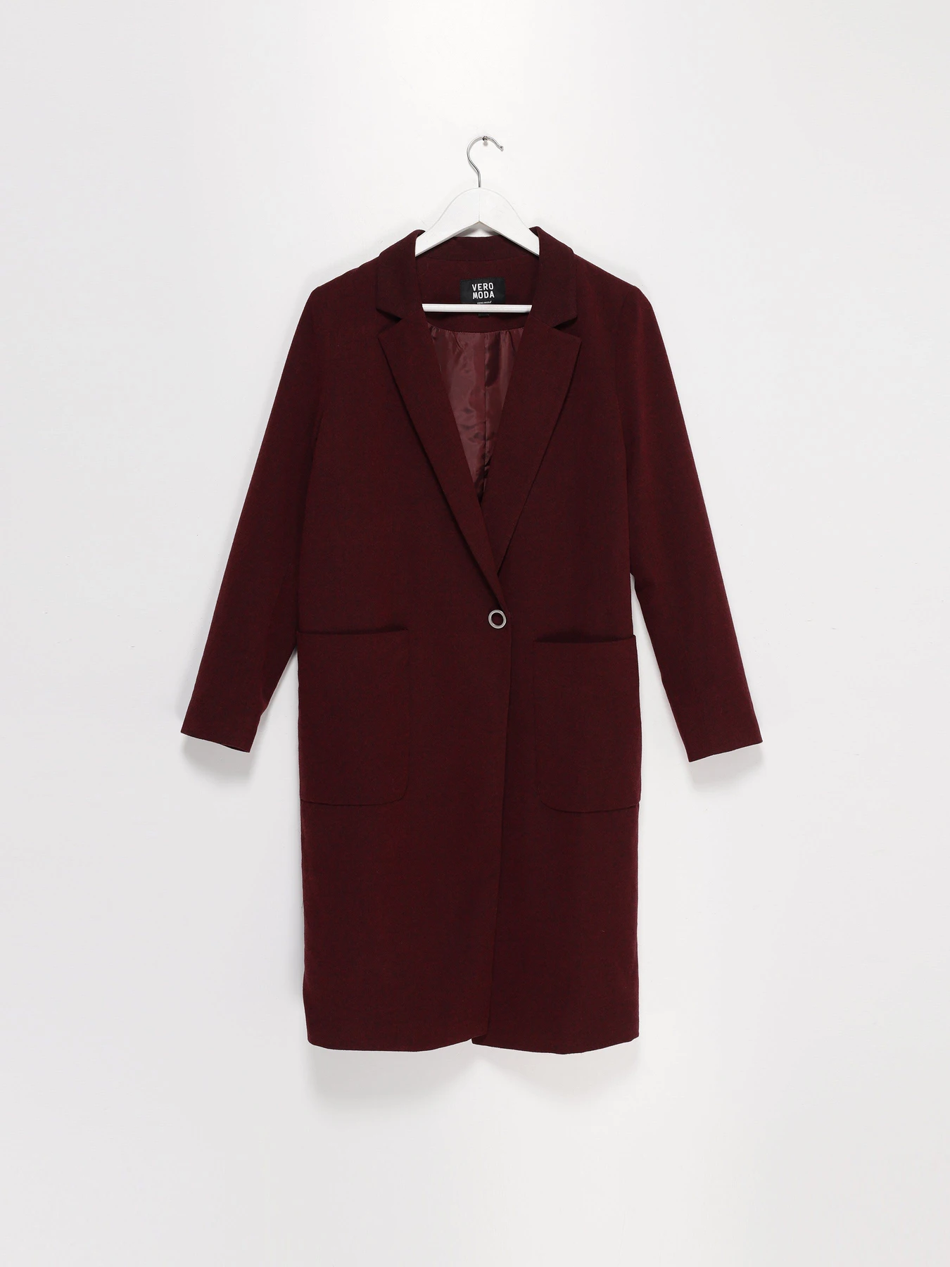 Пальто и плащи Vero Moda модель 317108506E16_бордовий Пальто и плащи Vero Moda модель 317108506E16_бордовий Фото