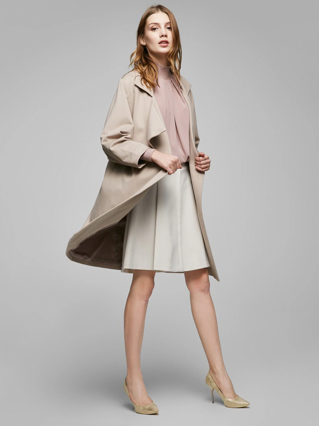 Пальта та плащі Vero Moda модель 317133509E12_с.бежевий Фото