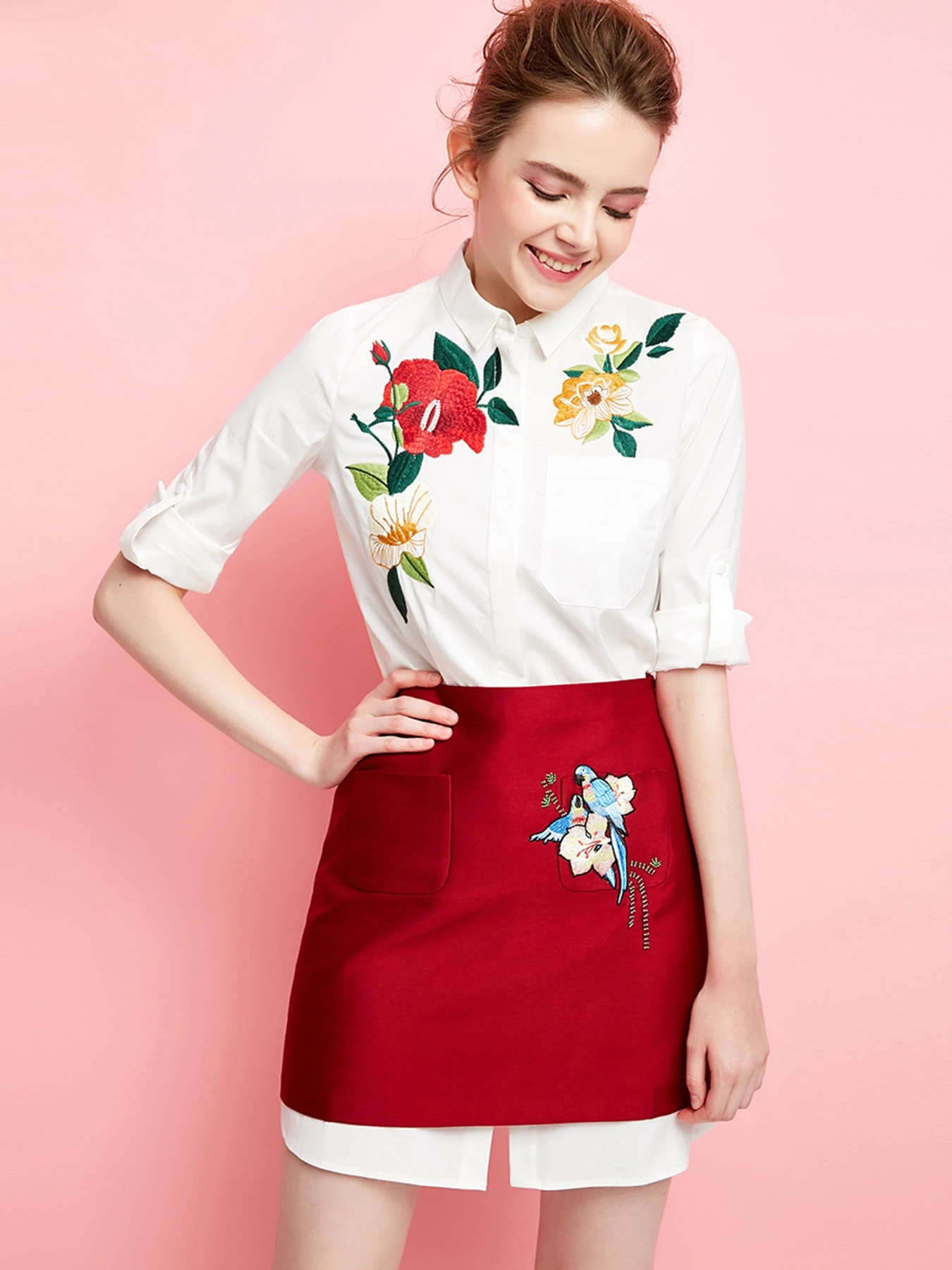Сорочки Vero Moda модель 317324538E16_рожевий Фото