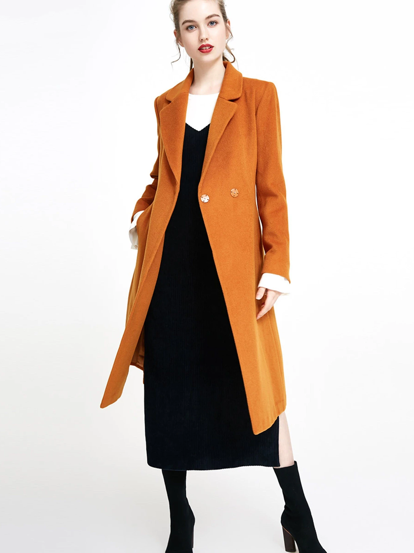 Пальта та плащі Vero Moda модель 317427503F11_гірчичний Пальта та плащі Vero Moda модель 317427503F11_гірчичний Фото
