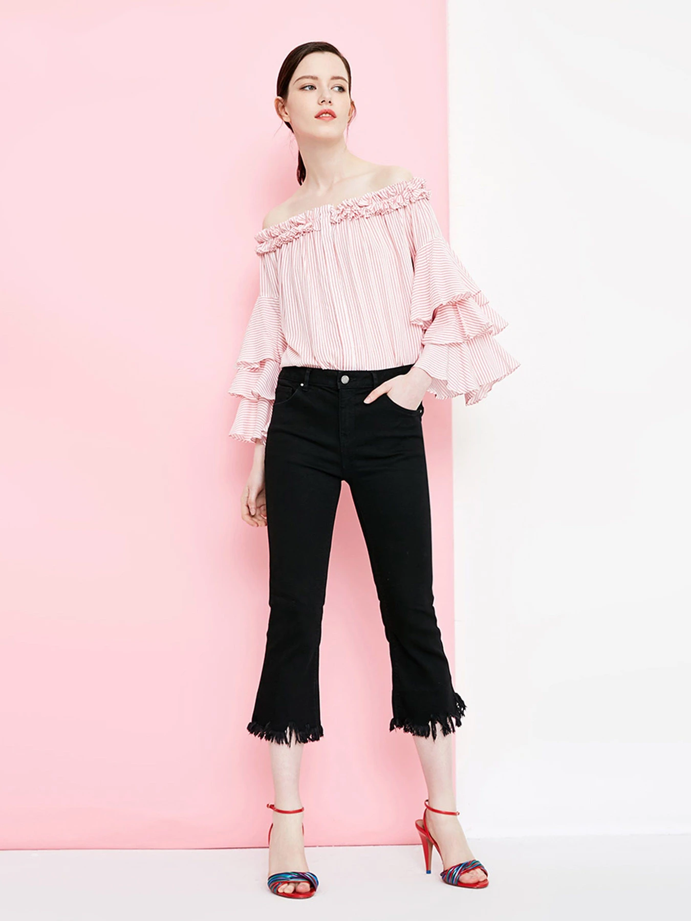 Джинси Vero Moda модель 31816I516J1G_чорний Фото