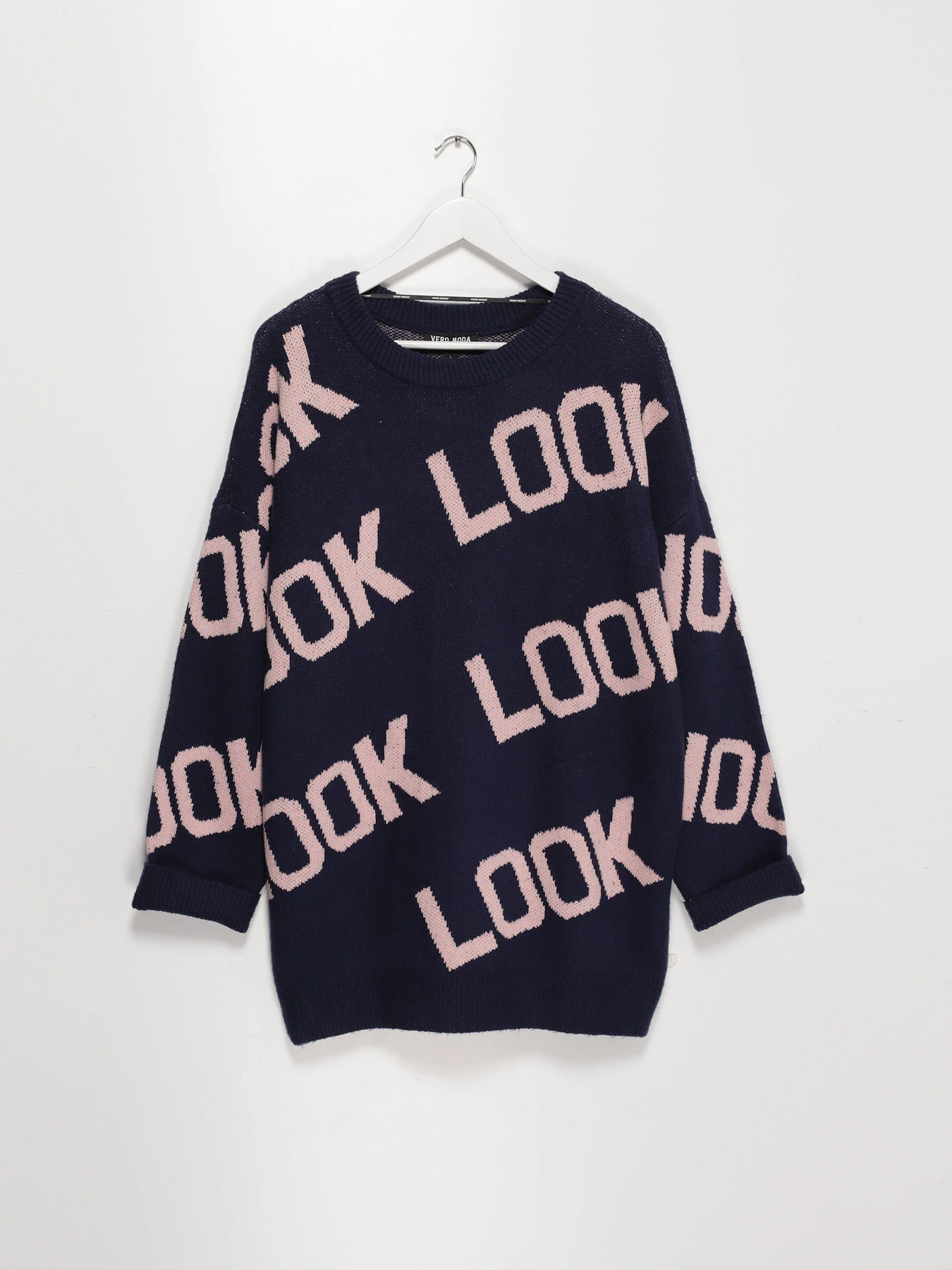 Свитры и кардиганы Vero Moda модель 318413566E39_т.синій з с.рожевим Свитры и кардиганы Vero Moda модель 318413566E39_т.синій з с.рожевим Фото