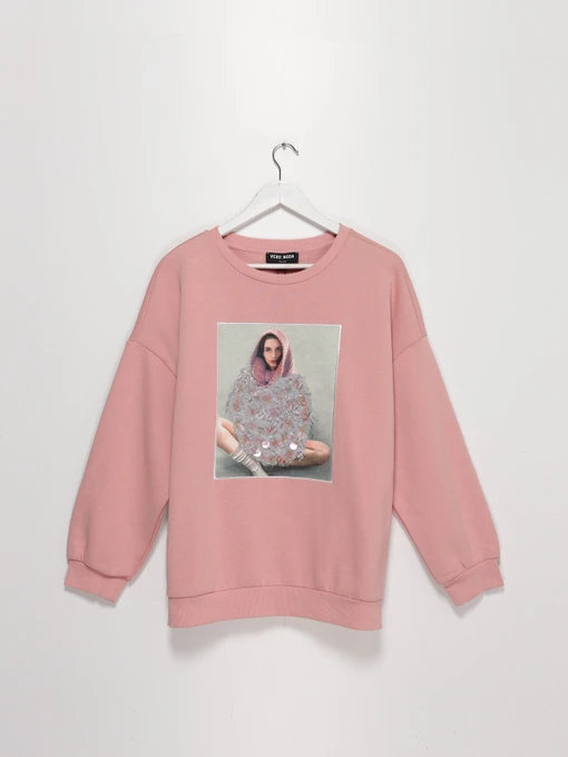 Худи и свитшоты Vero Moda модель 319333525C16_с.рожевий комб. Фото