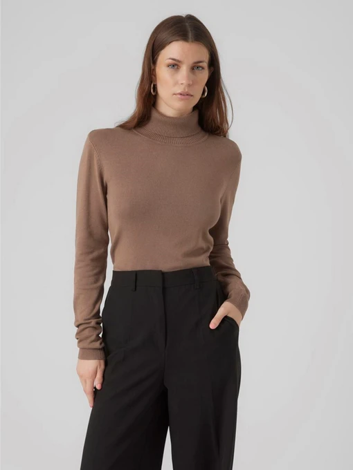 Свитры и кардиганы Vero Moda модель 10231630_Brown Lentil Фото