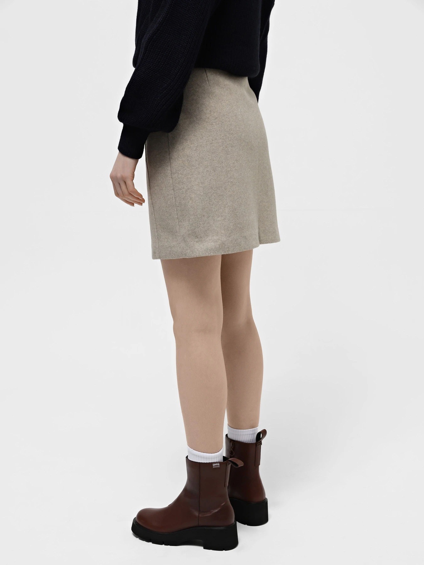Юбки Vero Moda модель 10253954_Silver Mink Юбки Vero Moda модель 10253954_Silver Mink Фото