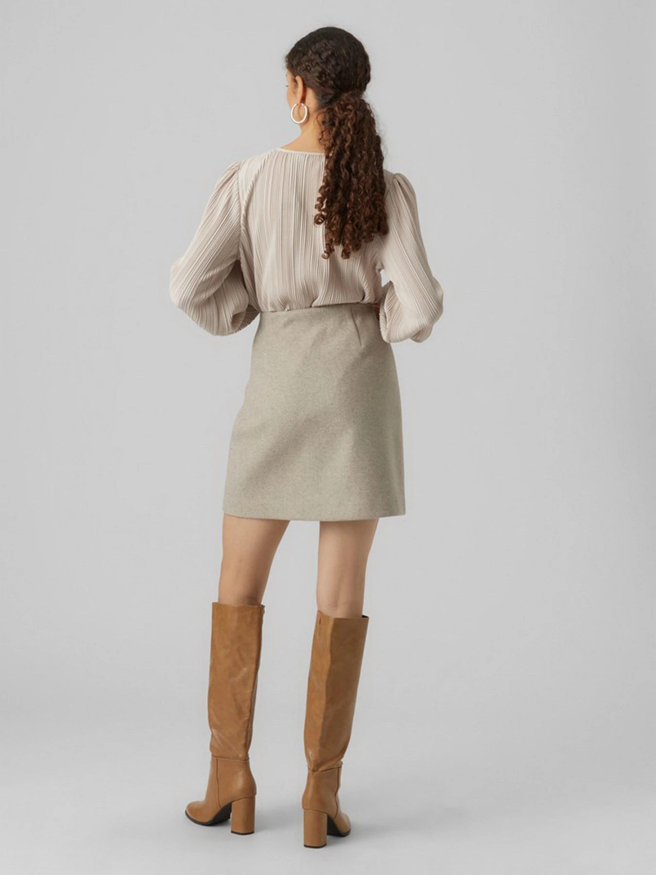 Юбки Vero Moda модель 10253954_Dark Grey Melange Юбки Vero Moda модель 10253954_Dark Grey Melange Фото