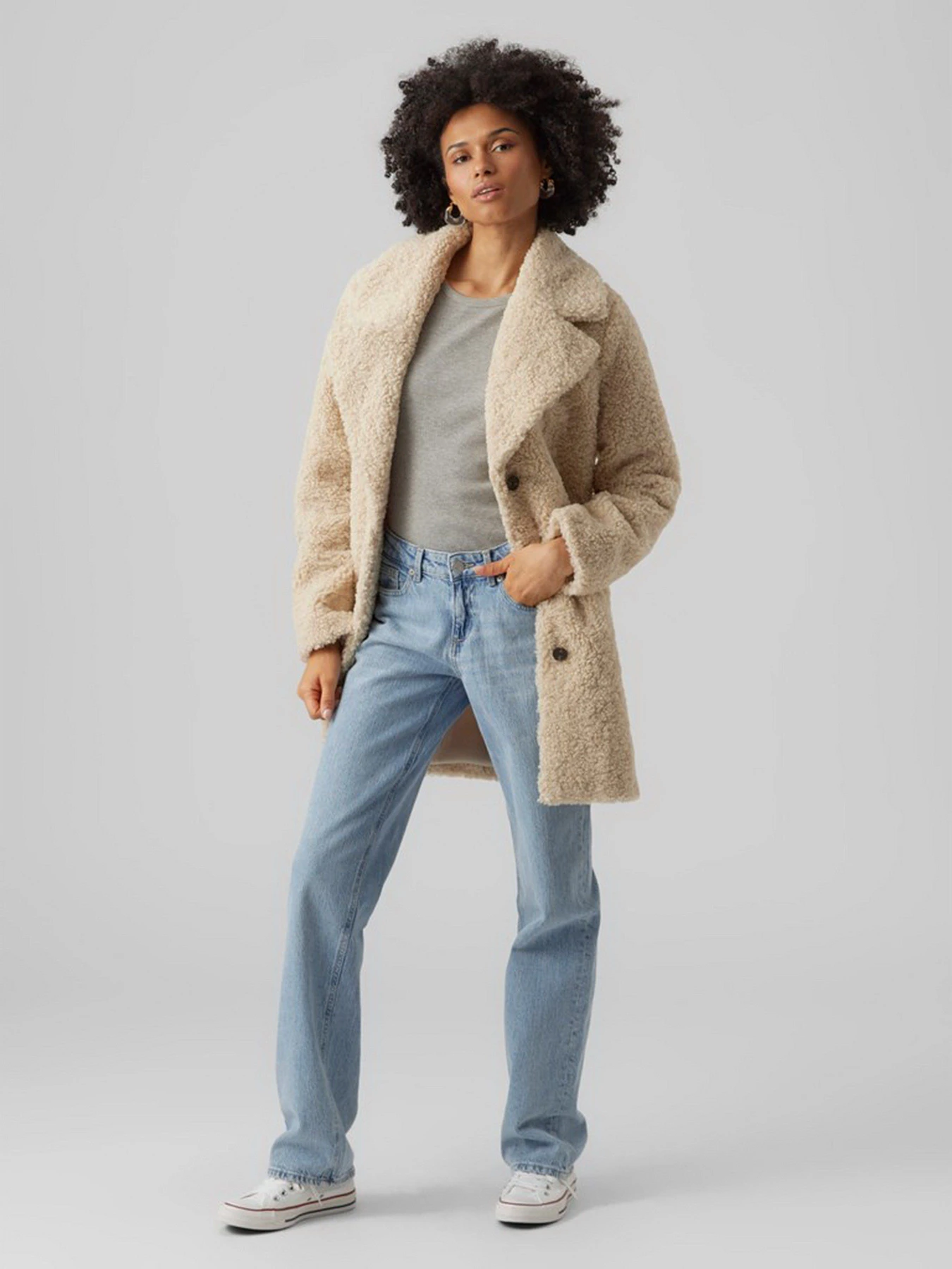 Куртки и дубленки Vero Moda модель 10289938_Oatmeal Куртки и дубленки Vero Moda модель 10289938_Oatmeal Фото