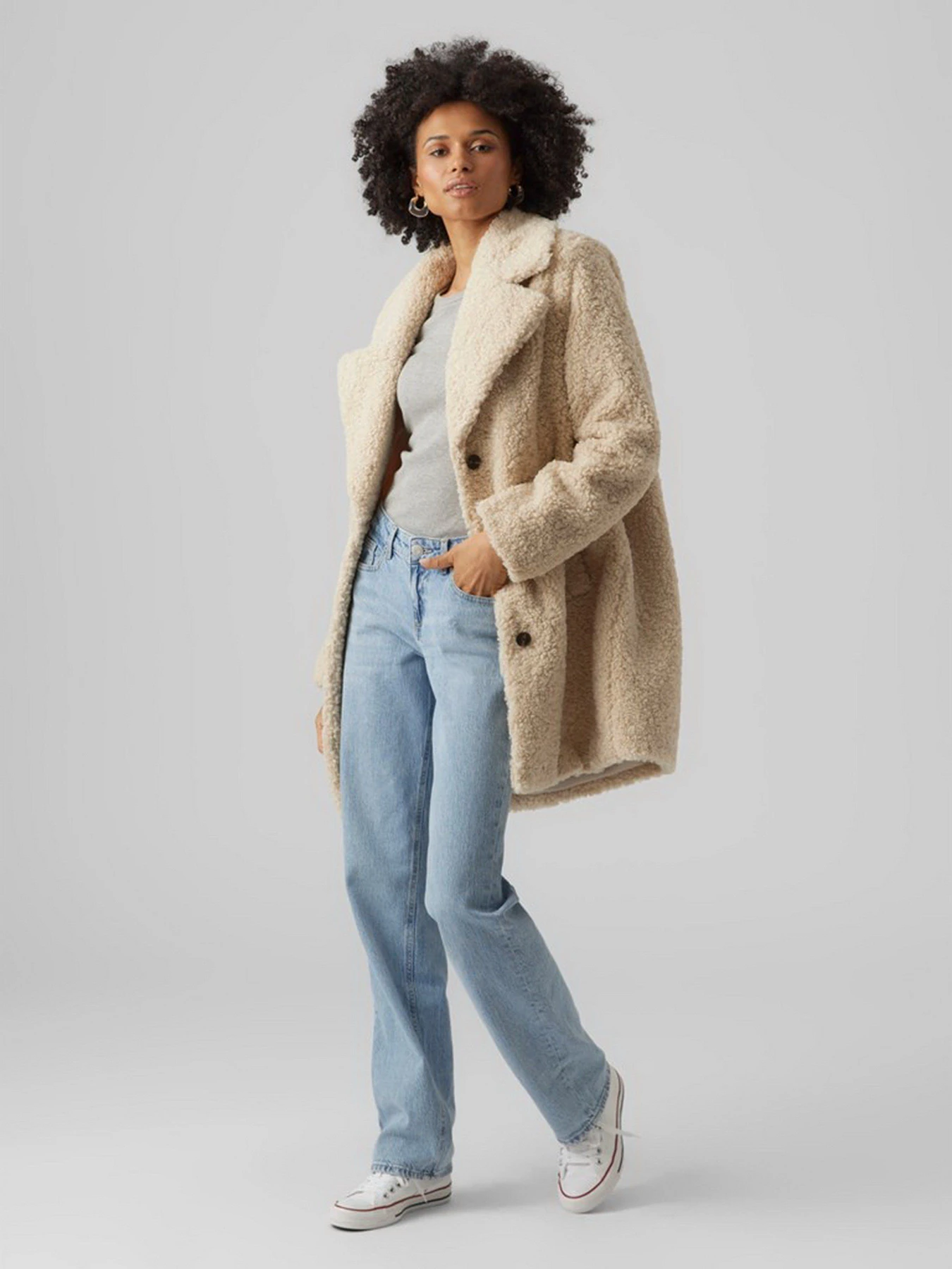 Куртки и дубленки Vero Moda модель 10289938_Oatmeal Куртки и дубленки Vero Moda модель 10289938_Oatmeal Фото