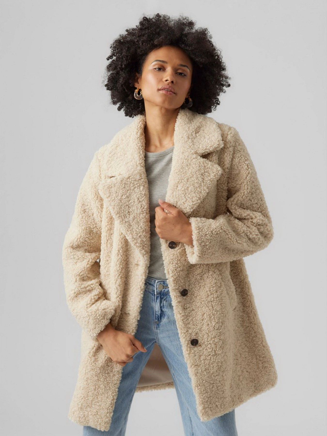Куртки и дубленки Vero Moda модель 10289938_Oatmeal Куртки и дубленки Vero Moda модель 10289938_Oatmeal Фото
