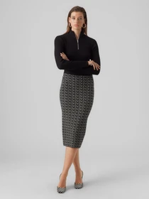 Юбки Vero Moda модель 10290623_Black Фото