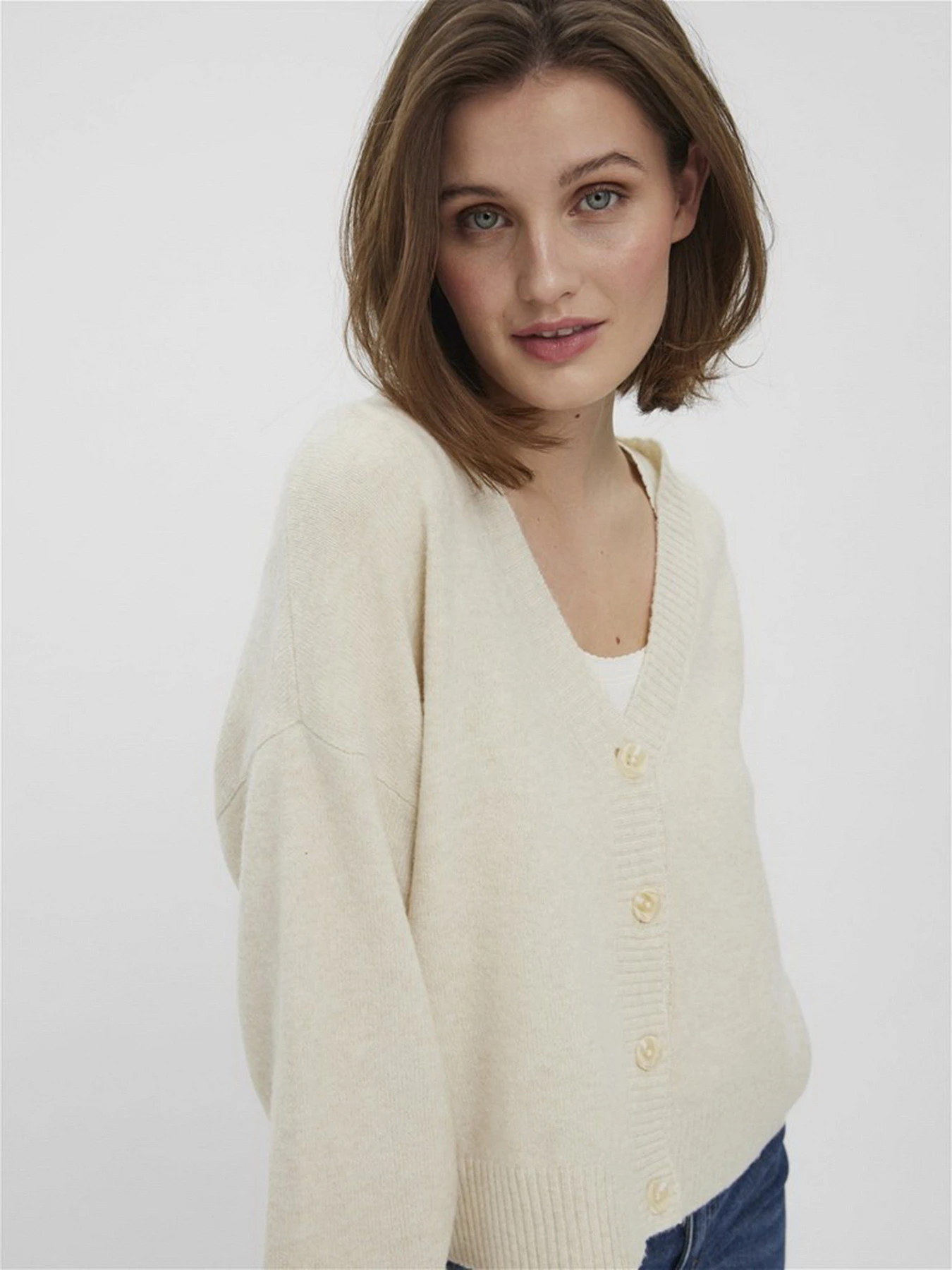 Свитры и кардиганы Vero Moda модель 10259445_Birch Свитры и кардиганы Vero Moda модель 10259445_Birch Фото