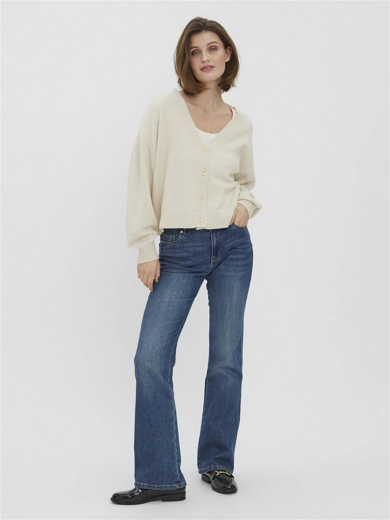 Свитры и кардиганы Vero Moda модель 10259445_Birch Свитры и кардиганы Vero Moda модель 10259445_Birch Фото