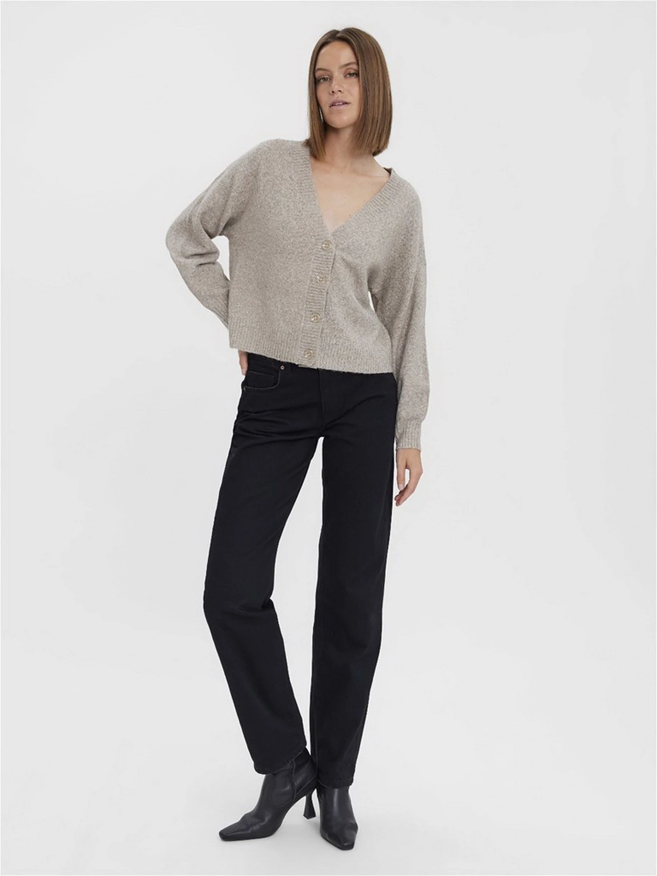 Свитры и кардиганы Vero Moda модель 10259445_Sepia Tint Фото