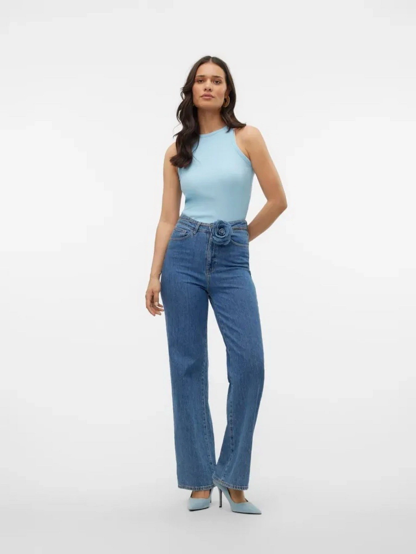 Футболки і поло Vero Moda модель 10306896_Cool Blue Футболки і поло Vero Moda модель 10306896_Cool Blue Фото