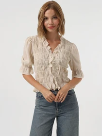 Рубашки Vero Moda модель 10321198_Birch Фото