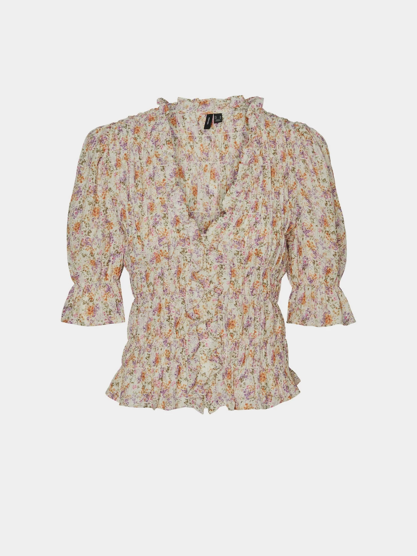 Рубашки Vero Moda модель 10321198_Birch MINI FLOWER Фото