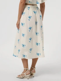 Спідниці Vero Moda модель 10324195_Pearled Ivory DRESDEN BLUE Фото