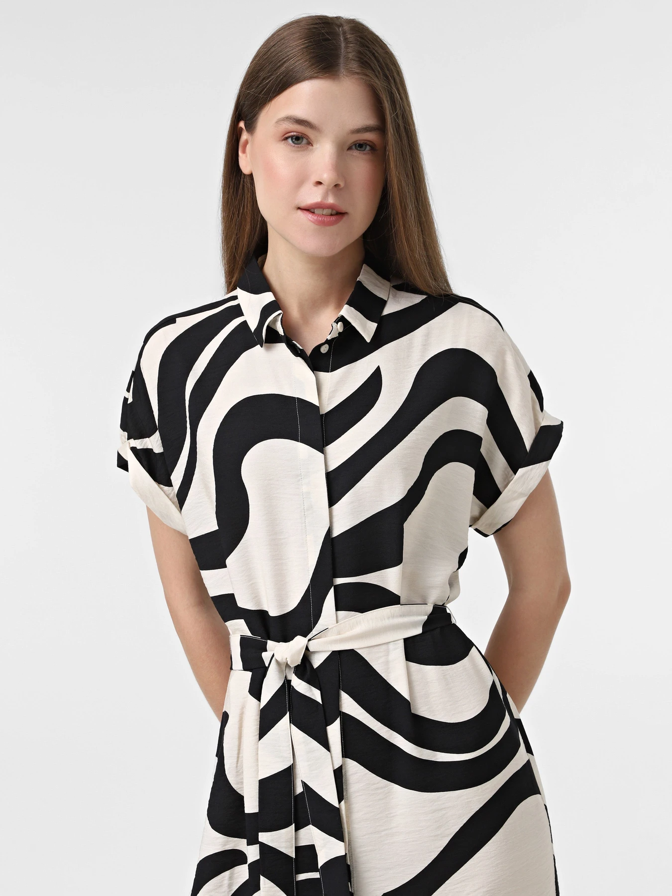 Платья Vero Moda модель 10321789_Black Graphic Платья Vero Moda модель 10321789_Black Graphic Фото