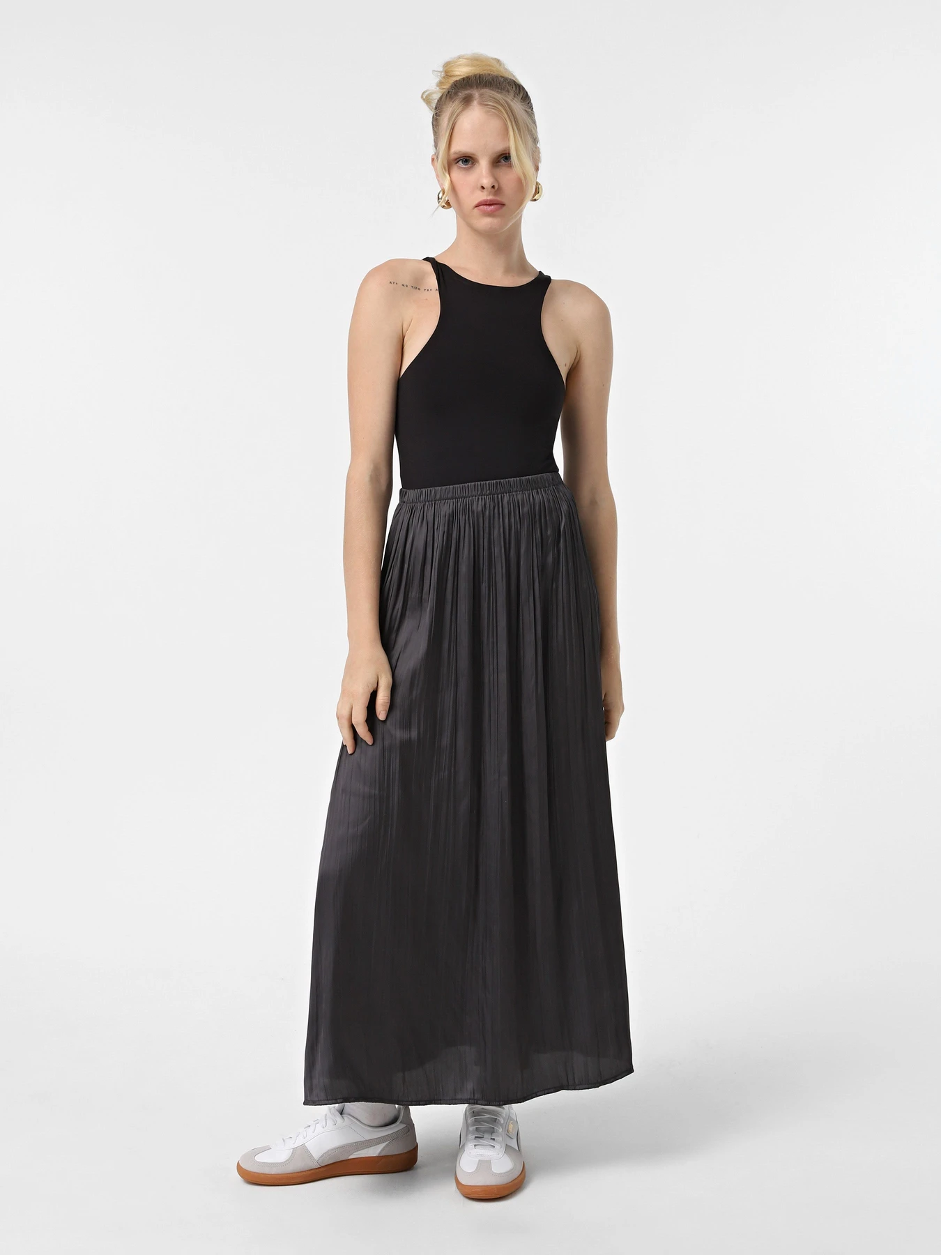 Спідниці Vero Moda модель 10314904_Asphalt Спідниці Vero Moda модель 10314904_Asphalt Фото