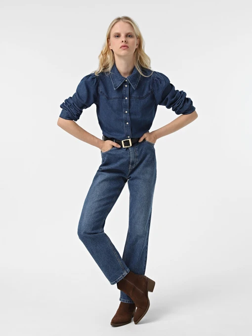 Бавовняні Жіночі Джинси мом Vero Moda фото 2
