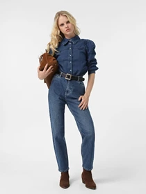 Рубашки Vero Moda модель 10323068_Dark Blue Denim Фото