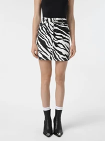 Юбки Vero Moda модель 10328818_Bright White BLACK ZEBRA Фото