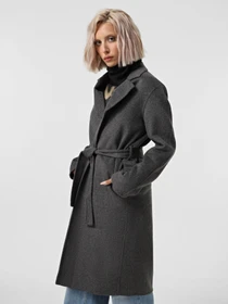 Пальта та плащі Vero Moda модель 10315046_Dark Grey Melange Фото