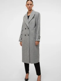 Пальта та плащі Vero Moda модель 10315047_Light Grey Melange Фото