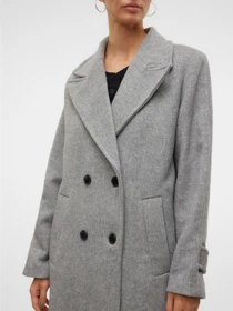 Пальта та плащі Vero Moda модель 10315047_Light Grey Melange Фото