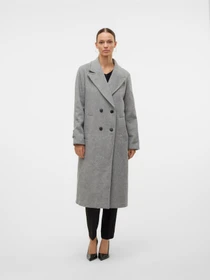 Пальта та плащі Vero Moda модель 10315047_Light Grey Melange Фото