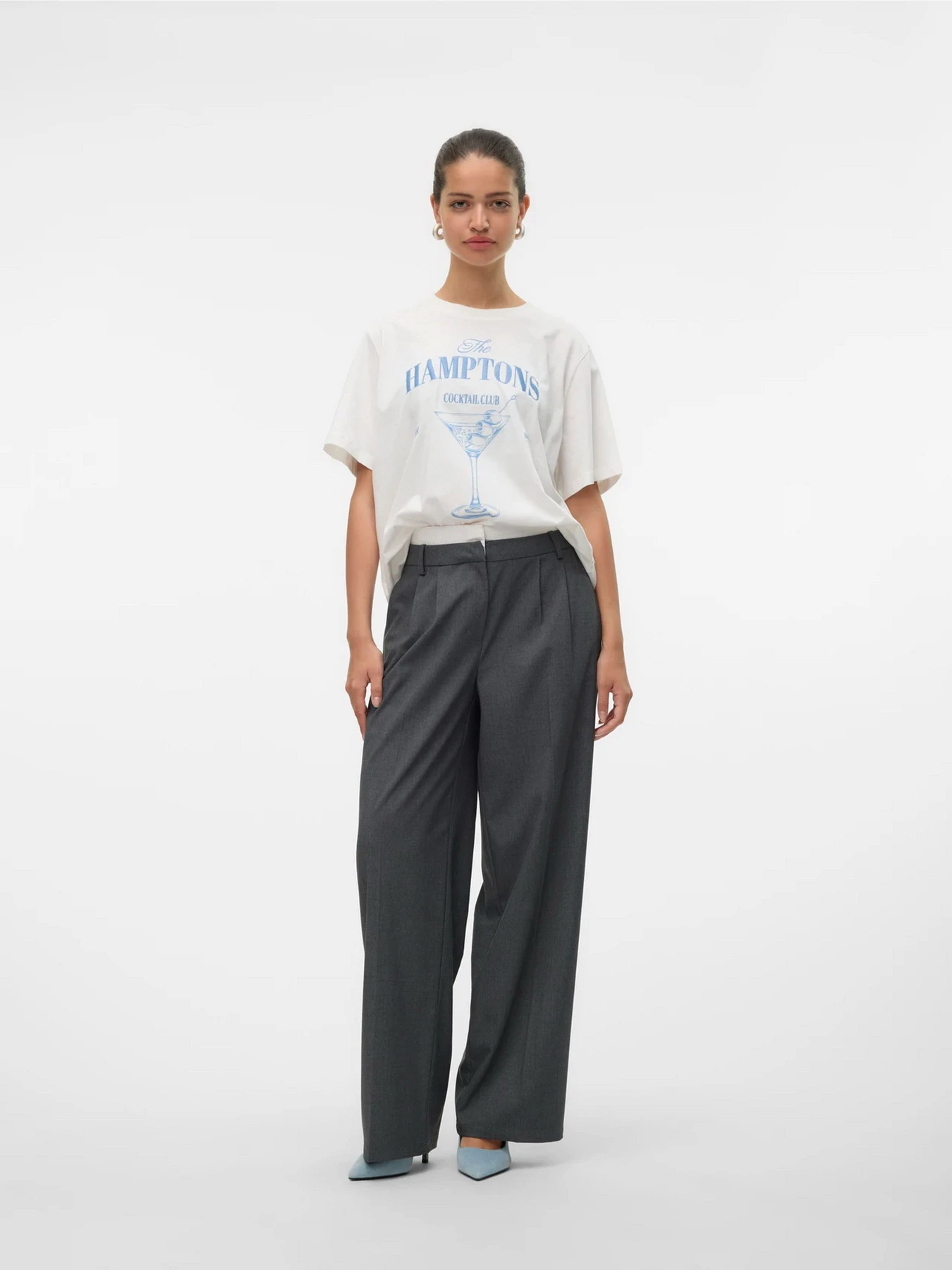 Штани Vero Moda модель 10318578_Dark Grey Melange Фото