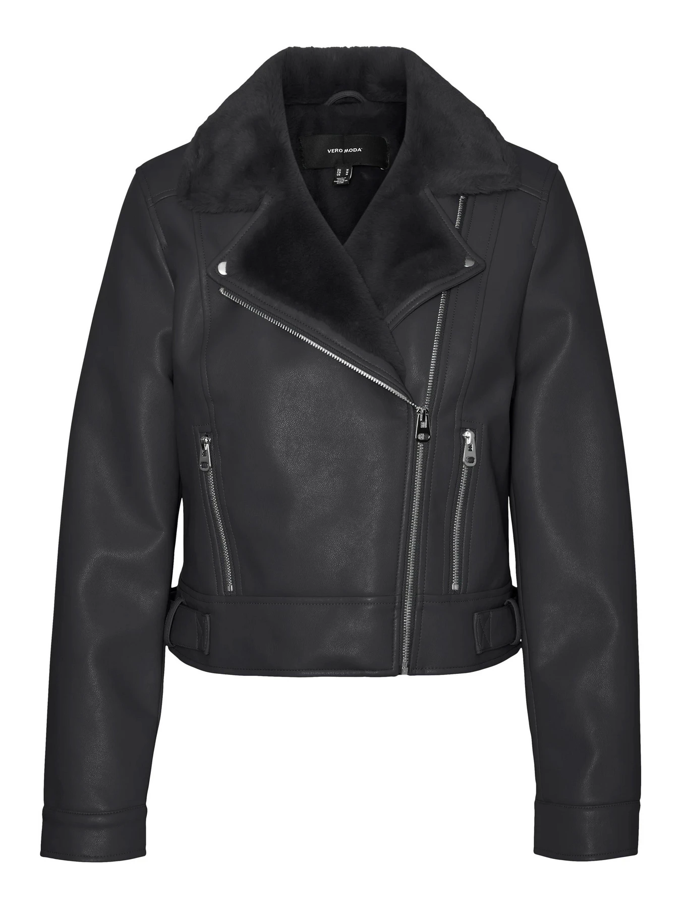 Куртки и дубленки Vero Moda модель 10250405_Asphalt ASPHALT FAUX FUR Куртки и дубленки Vero Moda модель 10250405_Asphalt ASPHALT FAUX FUR Фото