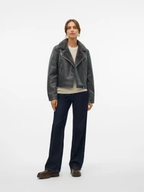 Куртки и дубленки Vero Moda модель 10250405_Asphalt ASPHALT FAUX FUR Фото