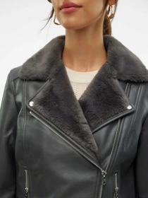 Куртки и дубленки Vero Moda модель 10250405_Asphalt ASPHALT FAUX FUR Фото