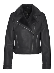 Куртки и дубленки Vero Moda модель 10250405_Asphalt ASPHALT FAUX FUR Фото