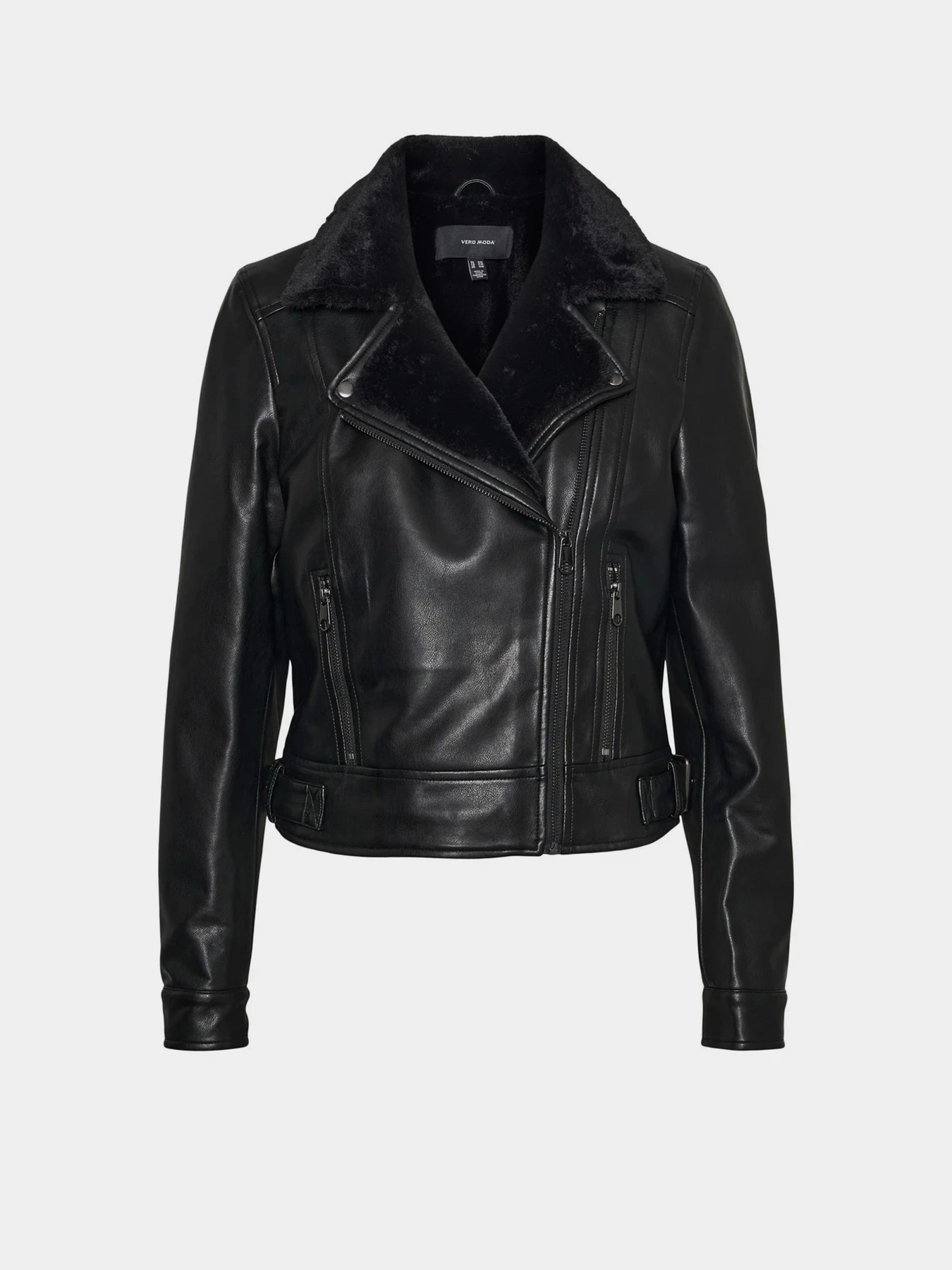 Куртки и дубленки Vero Moda модель 10250405_Black BLACK FAUX FUR Куртки и дубленки Vero Moda модель 10250405_Black BLACK FAUX FUR Фото