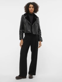 Куртки и дубленки Vero Moda модель 10250405_Black BLACK FAUX FUR Фото