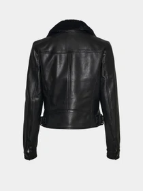 Куртки и дубленки Vero Moda модель 10250405_Black BLACK FAUX FUR Фото