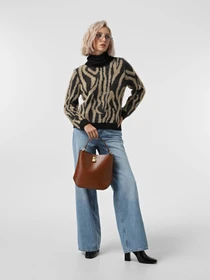 Свитры и кардиганы Vero Moda модель 10314685_Black W. SILVER MINK Фото