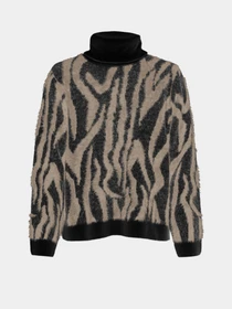 Свитры и кардиганы Vero Moda модель 10314685_Black W. SILVER MINK Фото
