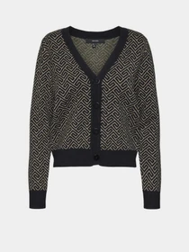 Свитры и кардиганы Vero Moda модель 10314507_Black W. SILVER MINK GRAFI Фото